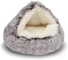 Load image into Gallery viewer, PlushSleep - CozyCave Premium Pet Bed
