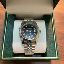 Load image into Gallery viewer, Datejust Black Diamond Dial Watch
