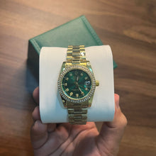 Load image into Gallery viewer, Datejust Female Green Diamond Dial Watch
