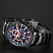 Load image into Gallery viewer, CURREN Analog Military Sports Full Steel Waterproof Wrist Watch
