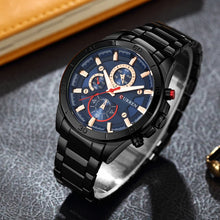 Load image into Gallery viewer, CURREN Analog Military Sports Full Steel Waterproof Wrist Watch
