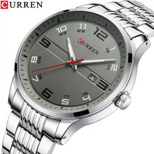 Load image into Gallery viewer, CURREN Business Men Luxury Watches Stainless Steel Quartz Wrsitwatch Male
