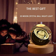 Load image into Gallery viewer, 3D Crystal Ball Night Light
