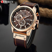 Load image into Gallery viewer, CURREN Brand Watch Men Leather Sports
