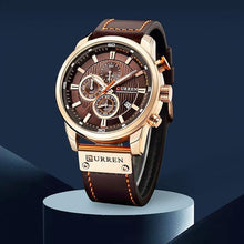 Load image into Gallery viewer, CURREN Brand Watch Men Leather Sports
